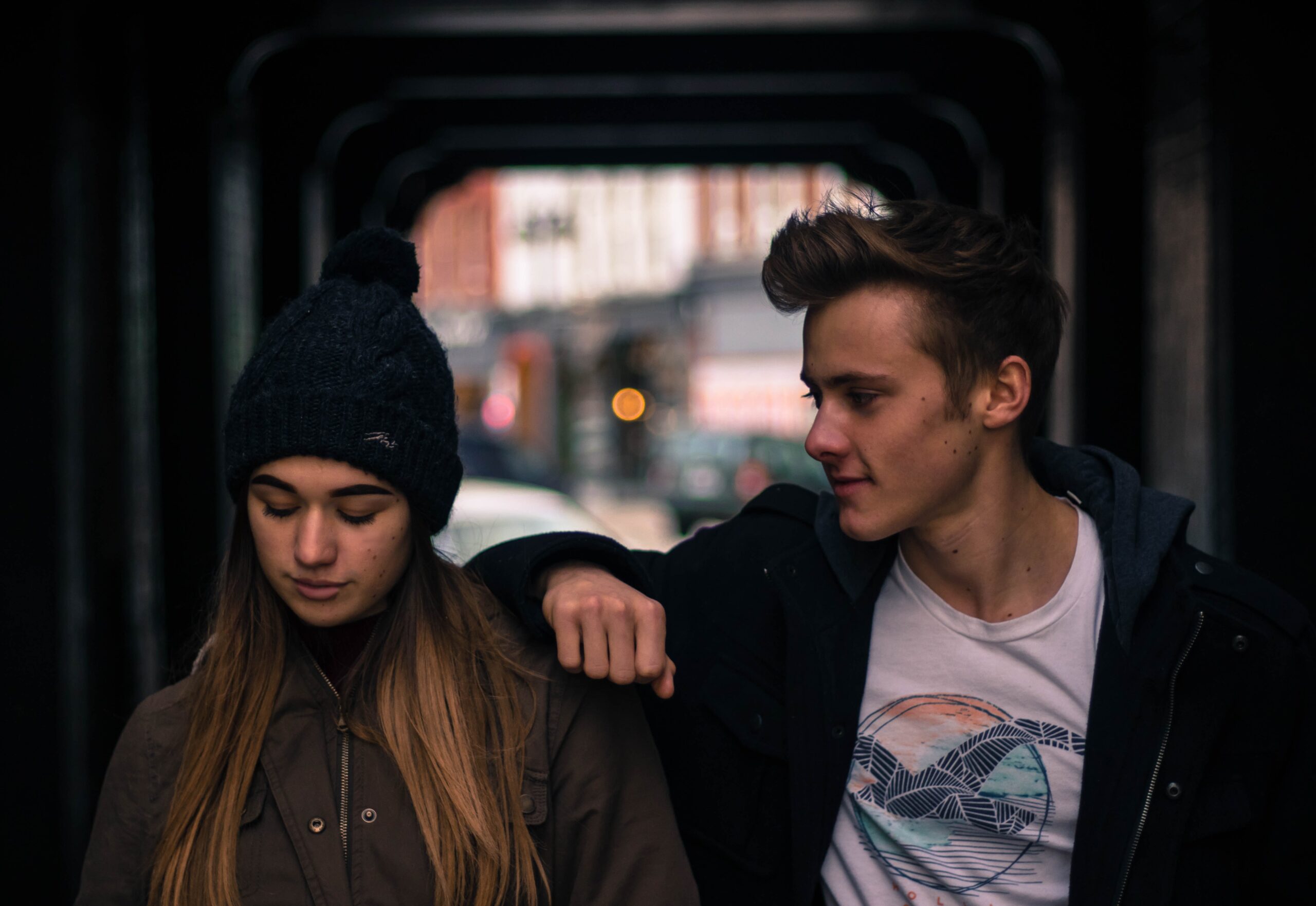Man and Woman next to each other
