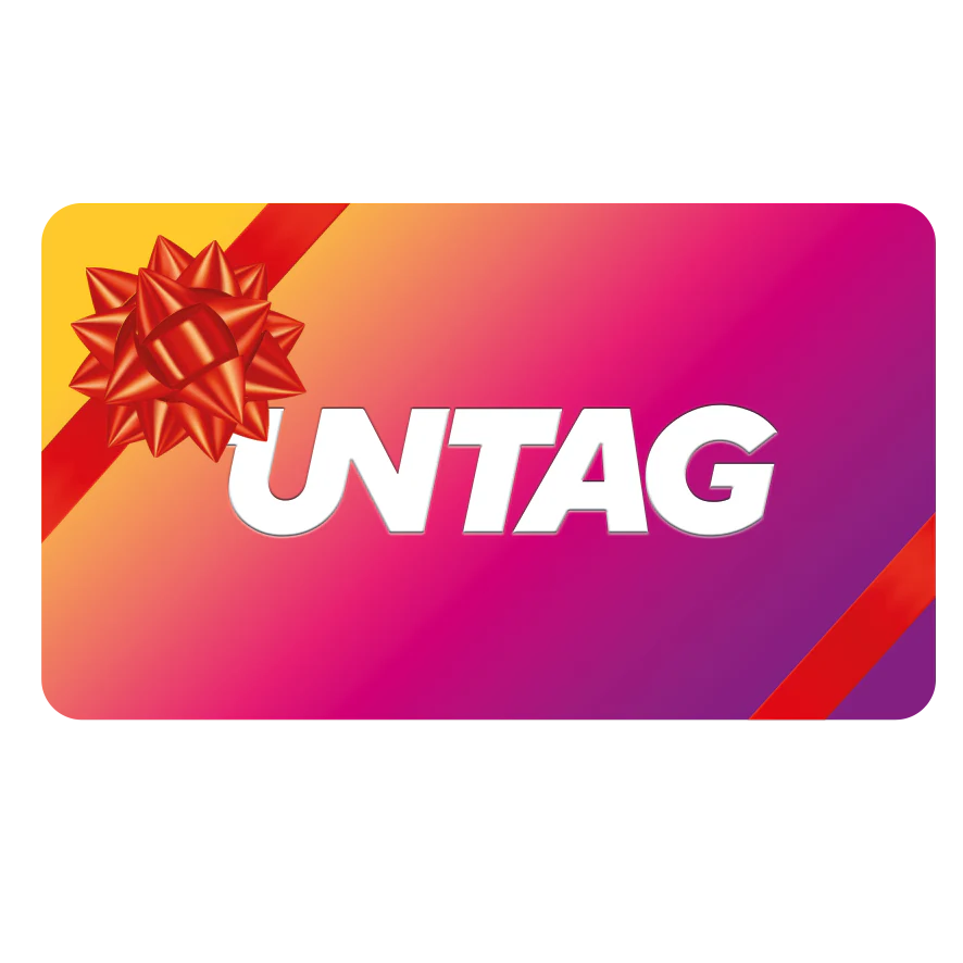 Voorbeeld cadeaukaart van Untag, website die genderbevestigende producten verkoopt