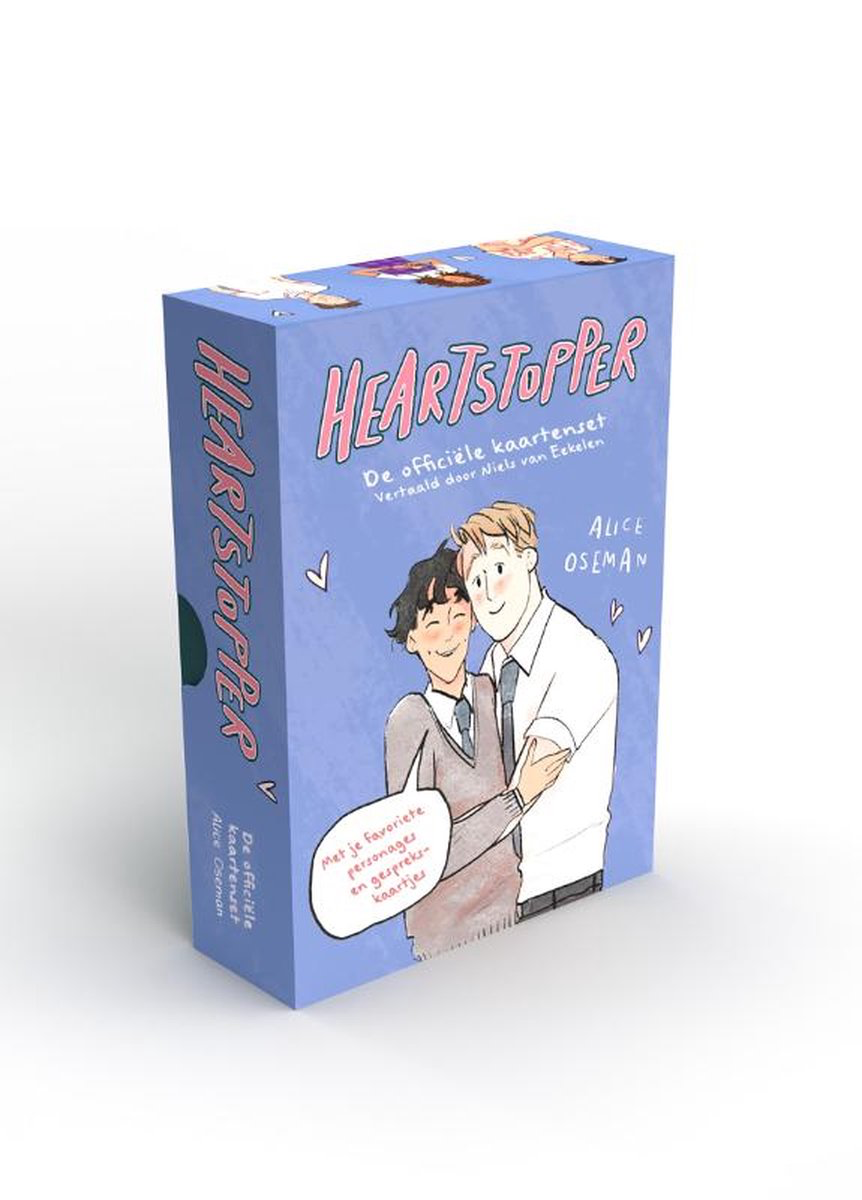Doos van de Heartstopper kaartenset